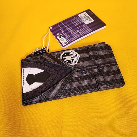 Loungefly Wednesday Addams Nevermore Outfit Uniform Cosplay Cardholder Wallet - Picture 6 of 9
